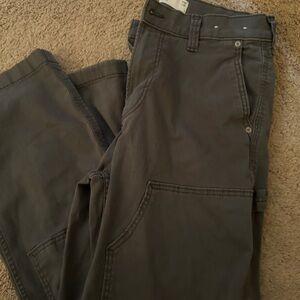 Hollister Men's Dark Gray Cargo Pants 30x32